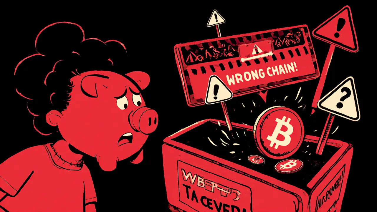 User mistakenly sending WBTC to a Bitcoin wallet, tokens vanishing into black hole