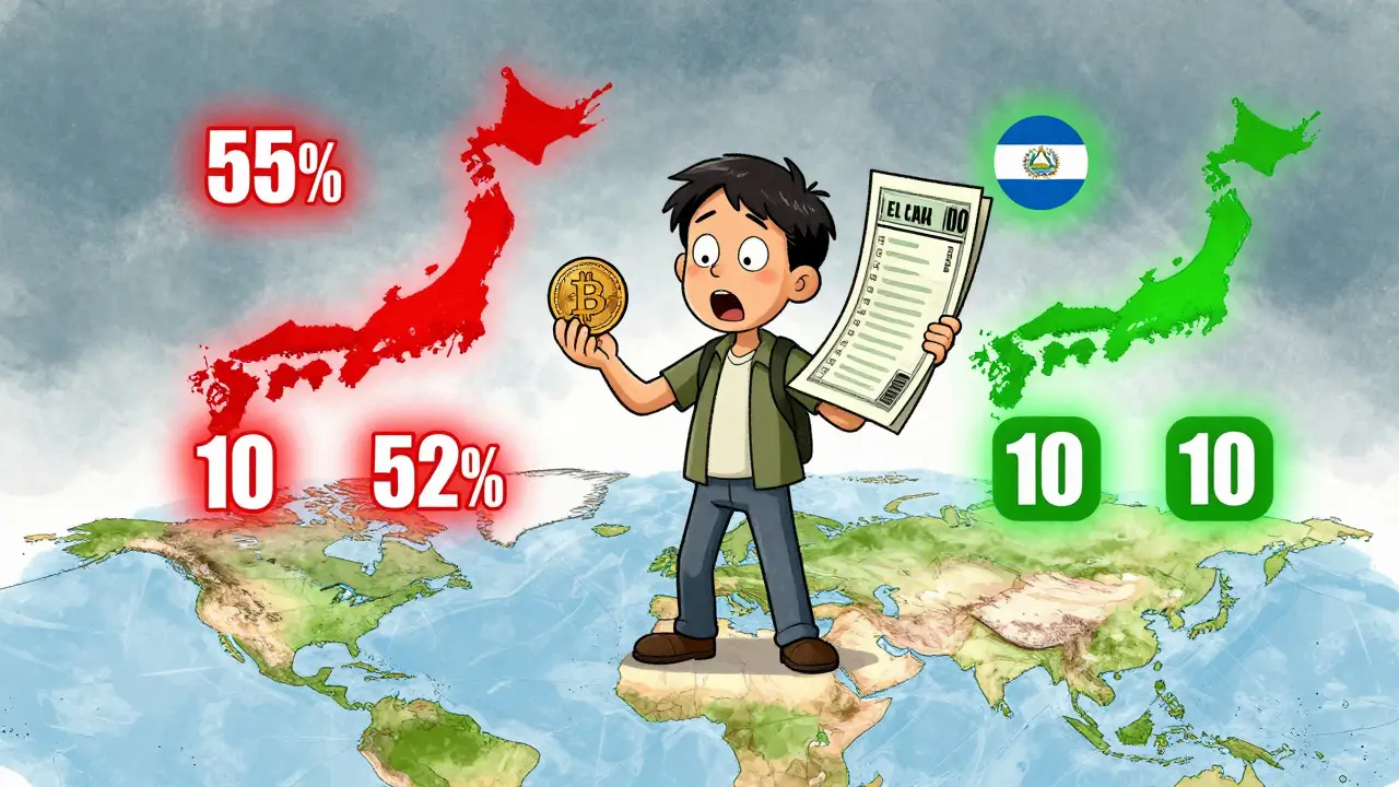 Crypto Tax Rates by Country: Where You Pay the Most and Least in 2025