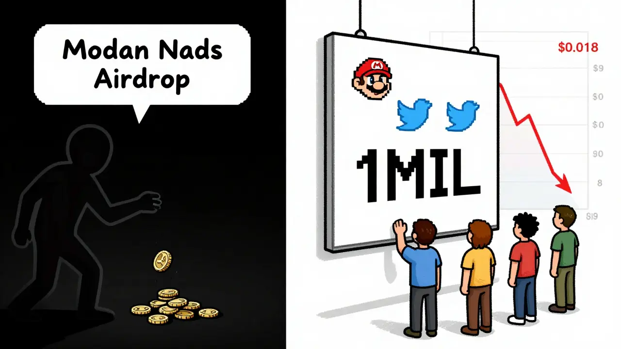 Two scenes: one wasting money on a scam, another quietly creating art on a living digital canvas.