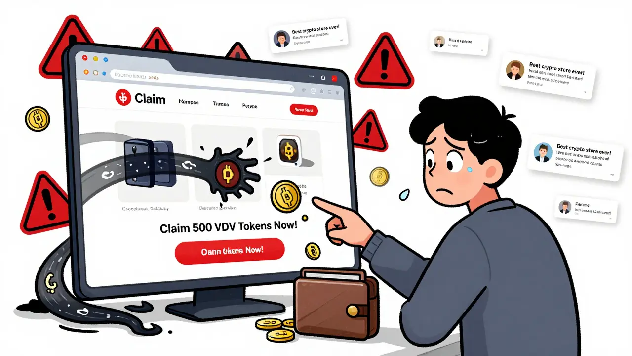 VDV VIRVIA Airdrop Scam: What You Need to Know Before You Connect Your Wallet