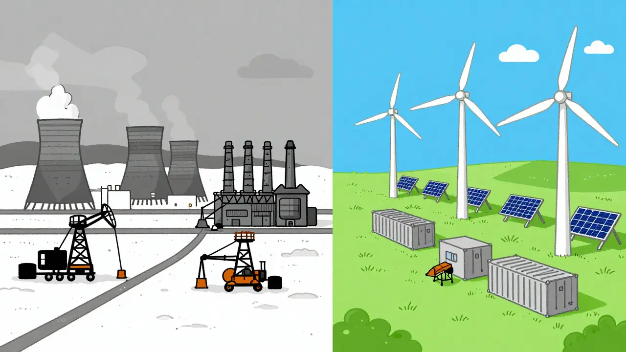 Comparison of mining rigs in snowy Kazakhstan and sunny Texas with wind turbines.