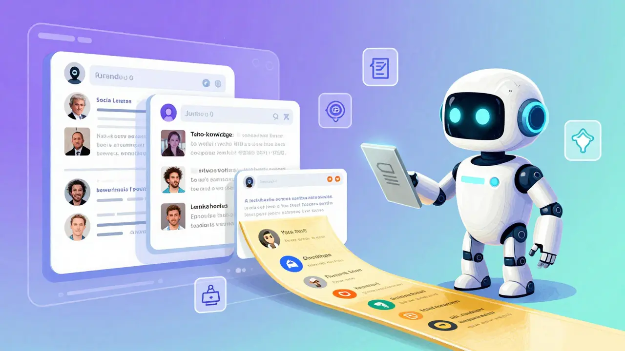 AI robot filtering noise to find true market sentiment