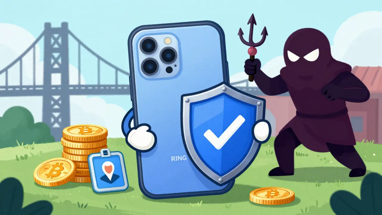 Digital wallet protecting against phishing scams with shield