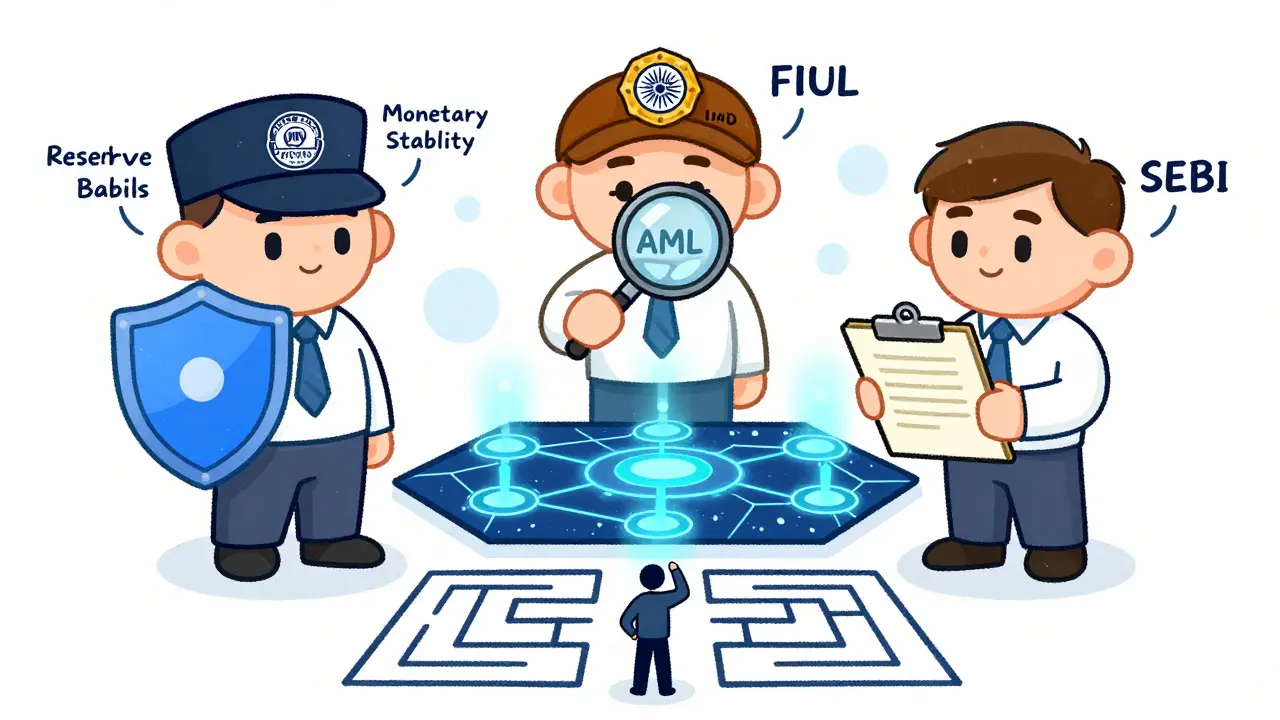 Regulatory bodies overseeing crypto compliance in India