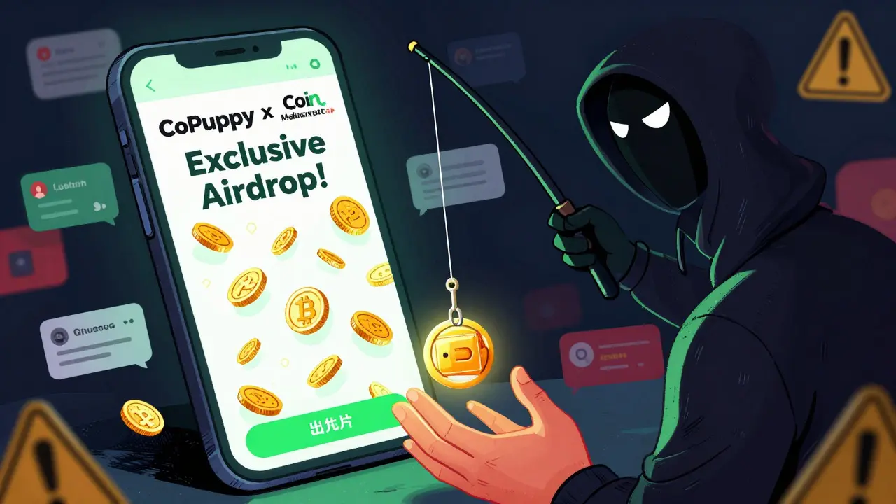 CoPuppy x CoinMarketCap Airdrop: The Truth Behind the Scam