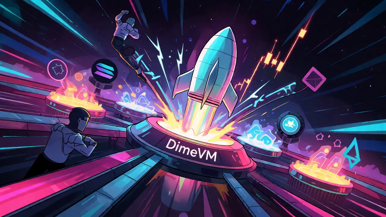 Dynamic rocket illustration symbolizing Paradex's high-speed execution and multi-chain support.